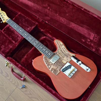 Custom Build Tele-Style SS Guitar - Seymour Duncan Jerry Donahue & Phat Cat P-90 - Crimson Red Finish image 3