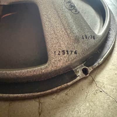 Fane 12” 16 ohm guitar speaker c 1960’s - Blue label Vox Hiwatt Orange original vintage UK England image 3