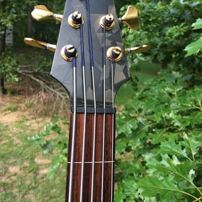 Modulus Q5 lined fretless 1999 figured Walnut top image 4
