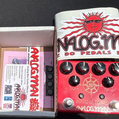 Analogman King of Tone V4 with Red Side High Gain Option image 3