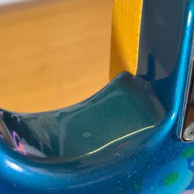 Gorgeous 1993 Fender  Stratocaster - Blue Flower Ltd Edition Made in Japan & Hard Case image 10