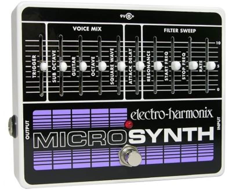 ELECTRO-HARMONIX MICROSYNTH ANALOG GUITAR SYNTHESIZER 9.6DC-200 PSU INCLUDED image 1