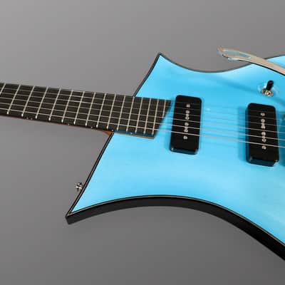 Senez Guitars Psari - Carve Top. Sky Blue. Dual P-90's. NEW. (Authorized Dealer) image 7