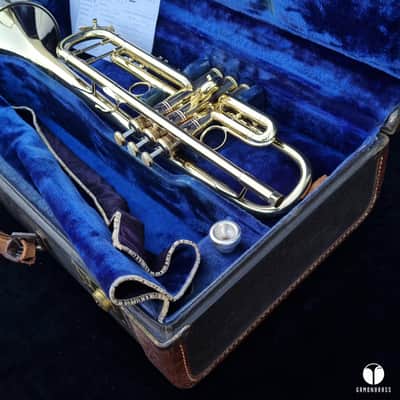 0.462 Mt Vernon Vincent Bach Stradivarius Lightweight STAR 25 trumpet case mouthpiece  gamonbrass image 4