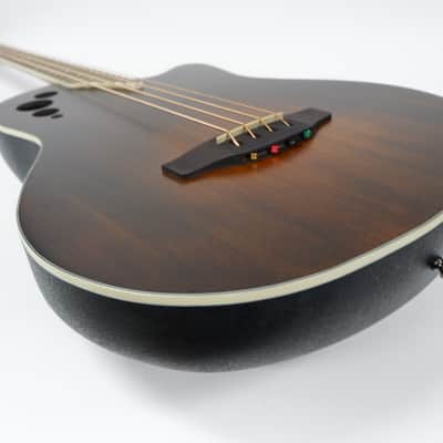 Ovation Applause Elite Acoustic Bass Guitar Mid Depth Vintage Varnish Satin AEB4-7S image 5