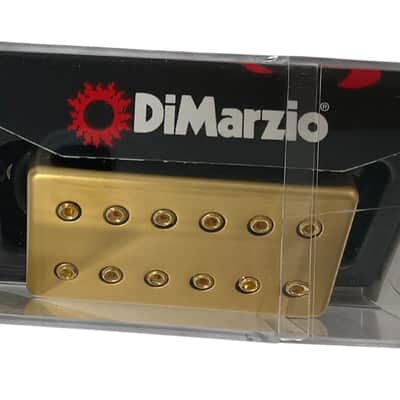 New - DiMarzio STEVE VAI SIGNATURE MODEL UTOPIATM BRIDGE, F-Spaced, Satin Gold Cover image 2