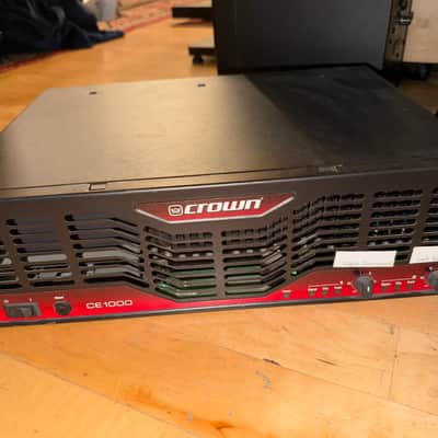 Crown CE1000 2-Channel Power Amplifier 2000s - Black and Red image 2