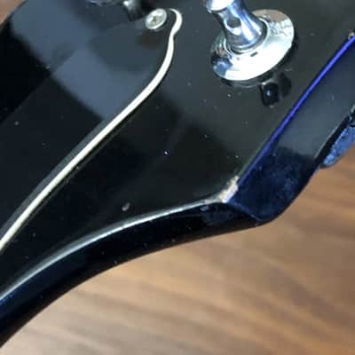 2004 Epiphone Les Paul Junior Electric Guitar Black Actual Loaded Neck image 5