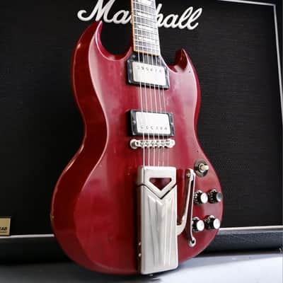 Gibson Les Paul (SG) Standard with Sideways Vibrola 1961 - 1962 - Cherry image 1