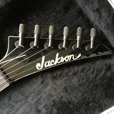 Jackson KV1 Dave Mustaine Korina 90s Megadeth Natural King V image 15