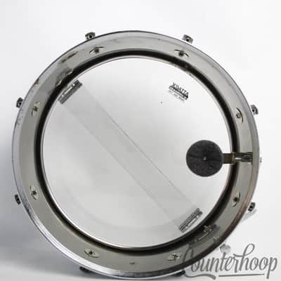 Premier 14x5"Olympic Snare Drum Chrome Steel COS Shell Vintage 70s 8-Lug England image 10