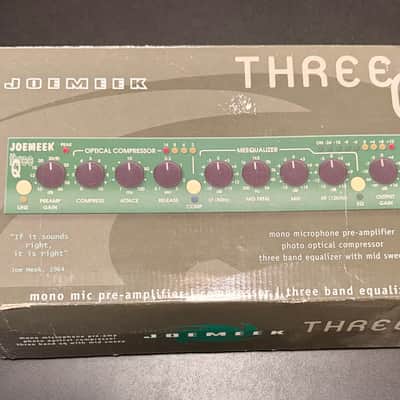 Joemeek threeQ Half-Rack Channel Strip with Opto-Compressor - Clean! image 3