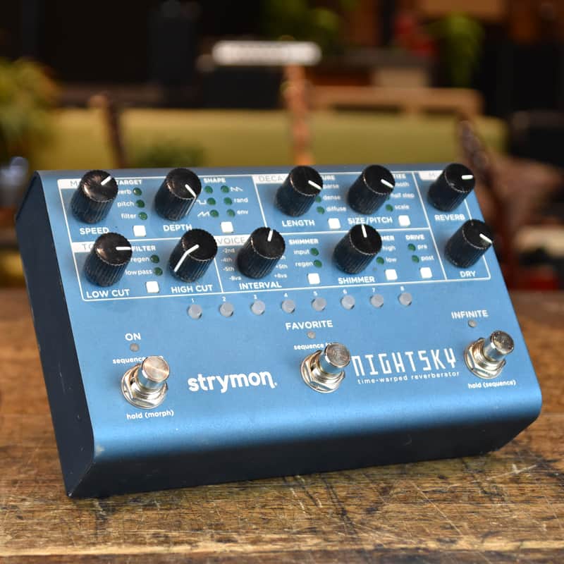 2020 – Present Strymon NightSky Time-Warped Reverberator Blue