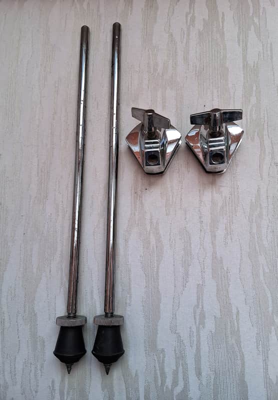 TAMA Superstar/Imperialstar Bass Drum Spurs with Brackets image 1