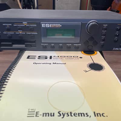 E-MU Systems ESI 4000 Rackmount 128-Voice Digital Sampler 1998 - 2000 - Black