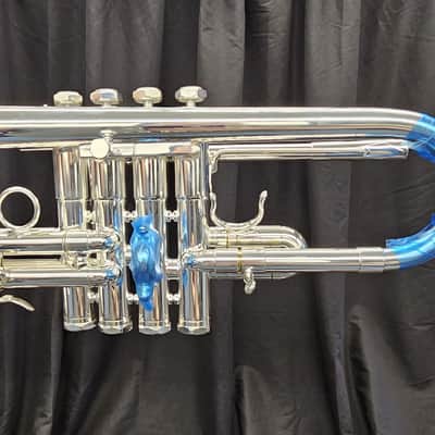 Schilke E3L-4 Traditional Custom Series 4-Valve Eb Trumpet with Tuning Bell - Silver Plated 2026 w/ case image 12