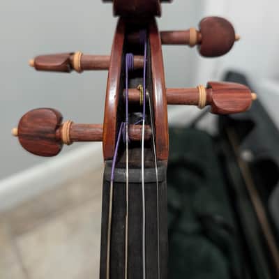 Holstein Bench Cannone 1743 Violin Built January 2016 Custom Rosewood Fittings image 5