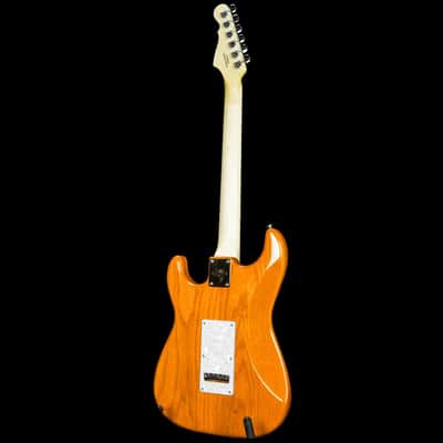 G&L USA Legacy HSS Electric Guitar - Honeyburst image 10
