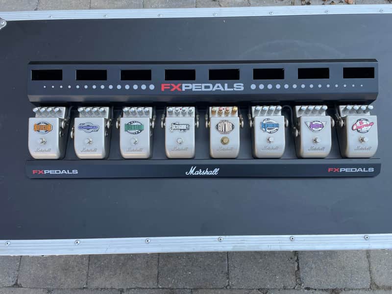Marshall PB-8 Dealer Store Display Board + Pedals image 1
