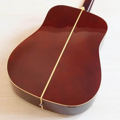 Custom 12 String Acoustic Guitar in Sunburst Finish, Laminated Spruce Top Body, Mahogany Neck image 2