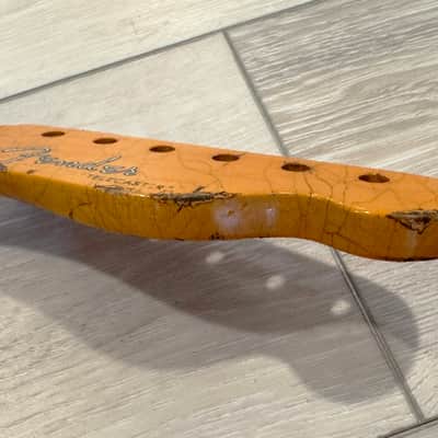 Fender Heavy RELIC 50s 51 52 Telecaster Neck, 21 Vintage Tall Frets, 9.5" Radius image 3