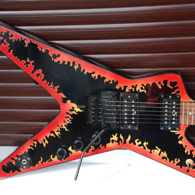 Washburn Dime 2000s 333 Black Jack Replica Of Inferno Dime D3 | Reverb