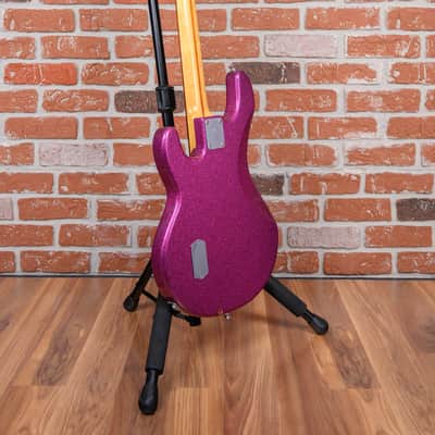 Ernie Ball Music Man Stingray Fuchsia Sparkle 1989 w/Hard Shell Case image 6
