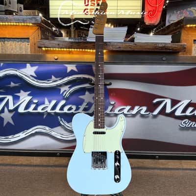Fender - Vintera II 60s Telecaster - w/Fender Gig Bag - Sonic Blue Gloss Finish USED image 9