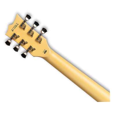 ESP LTD EC-256 Left Handed Electric Guitar - Vintage Gold Satin image 5