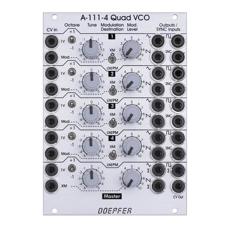 Doepfer A-111-4 Quad Precision VCO - Oscillator Modular Synthesizer image 1