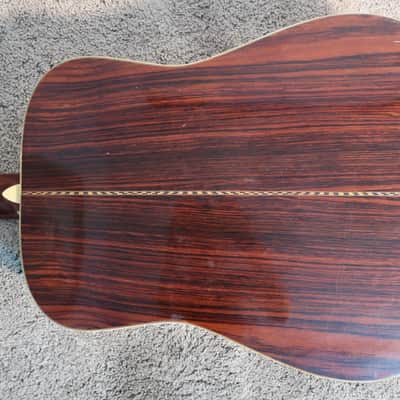 Vintage 1970s El Degas 12 String Acoustic Guitar Low Action Plays Nice MIJ Dreadnought Clone image 7