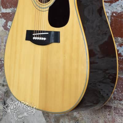 Yamaha FG-201 1970's Natural MIJ Japan Vintage Orange Label image 5