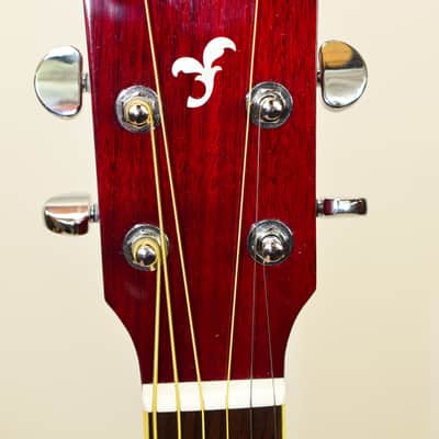 Yamaha FS-TA TransAcoustic Concert Acoustic Electric Guitar, Ruby Red image 8