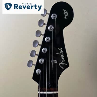 Fender Japan Aerodyne Stratocaster AST Black MIJ 2007-2010 Matching Head image 15