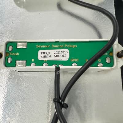 Seymour Duncan Triple Rails Loaded Black Pearl Pickguard Hot Rails Liberator System image 8