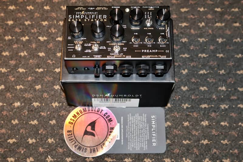 DSM & Humboldt Electronics Simplifier Bass Station Preamp / CabSim / DI 2020 - 2021 - Black image 1