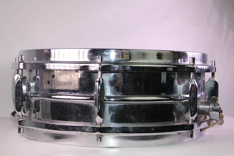Sonor D444 Snare Drum Vintage 60s Teardrop 8Lug Heavy Ferro-Steel Mallet Germany image 1