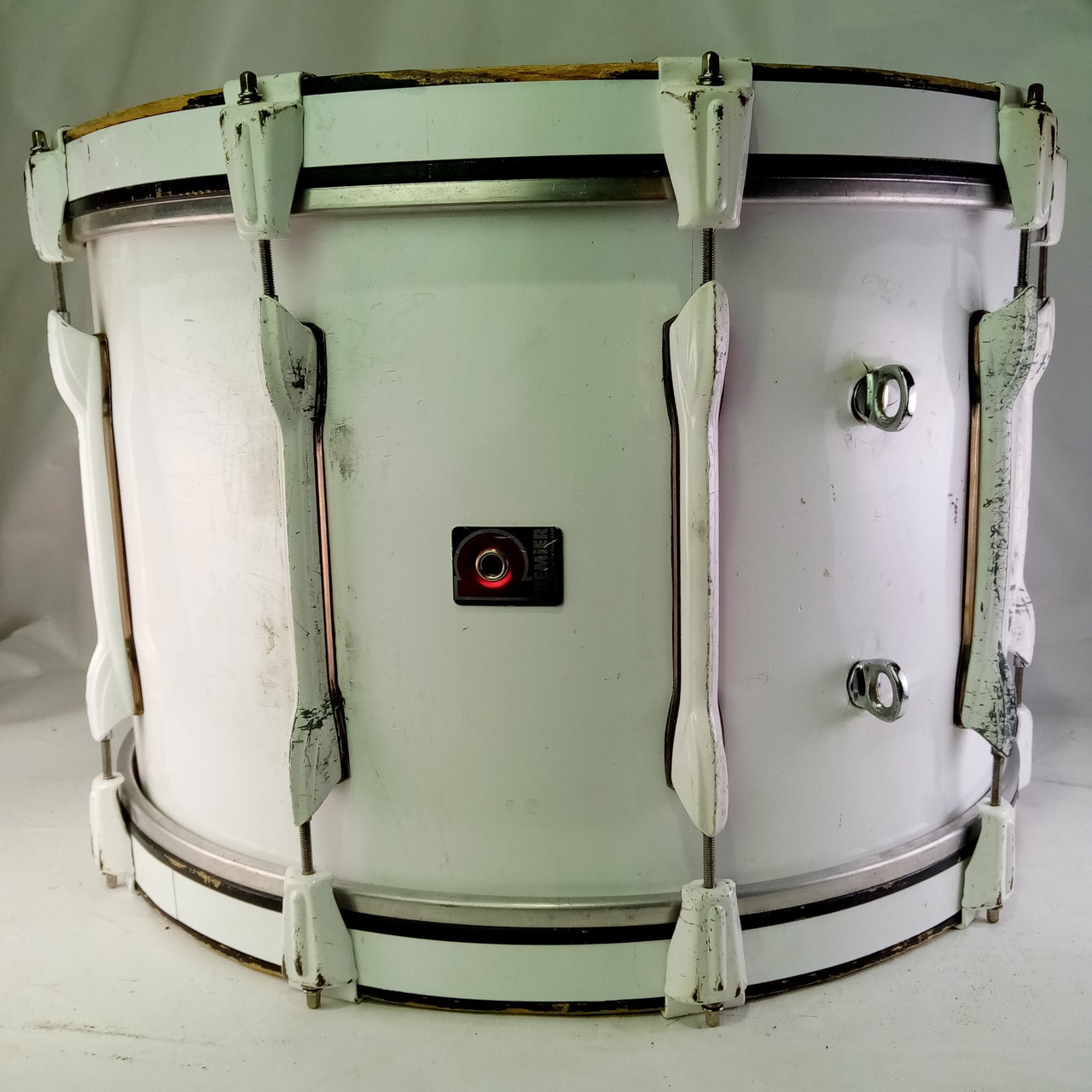 Premier 14x22" Bass Drum 3-Ply Birch Vintage80s Elite Marching/Virgin Shell UK — main photograph