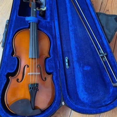 Violon Civelli 4/4 avec archet, étui rigide et épaulière Kun image 10