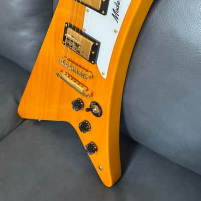 2000 Epiphone Moderne Limited Edition Korina Finish w/ Original Box – Made in Korea image 2