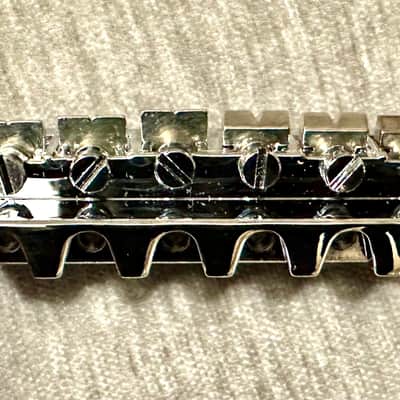 Gibson Adjustable Wraparound Tailpiece Bridge-Chrome image 3