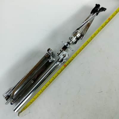 *Ludwig #1364 "Atlas" Vintage60s Script Logo Snare Drum Stand Chrome Chicago USA image 7