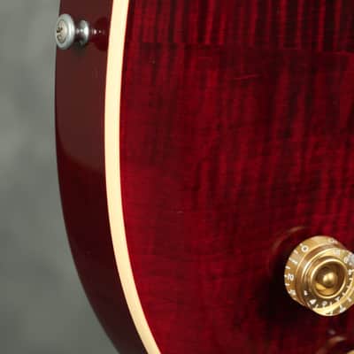 1999 Gibson Limited Edition Les Paul DELUXE Wine Red flame maple top image 12