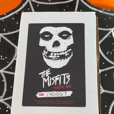 MISFITS STATIC AGE DISTORTION PEDAL (BLACK "FIEND SKULL" EDITION) 2020 Rare Limited Edition image 6