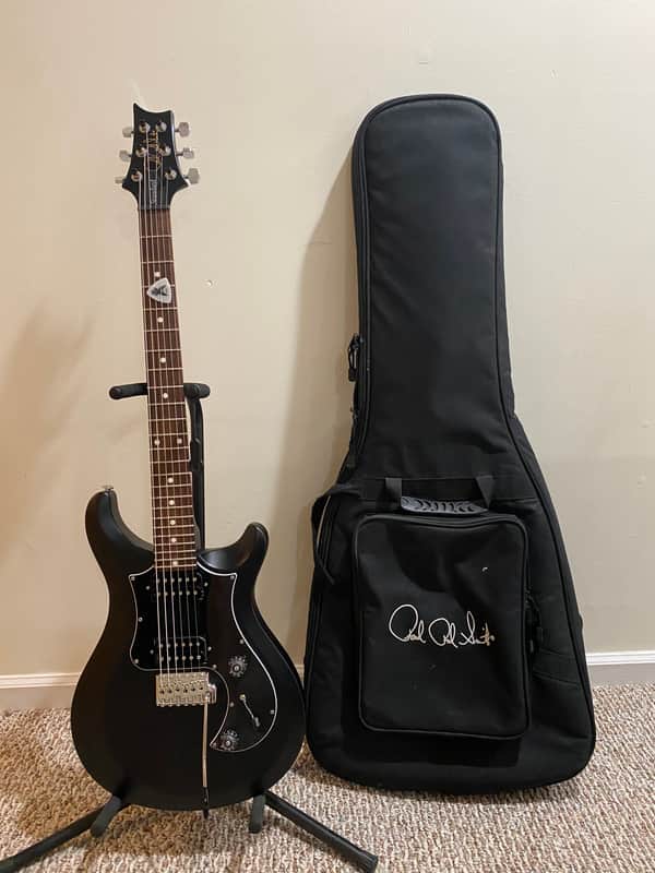 PRS S2 Standard 24 Satin with Pattern Regular Neck Profile 2022 - Present - Charcoal image 1