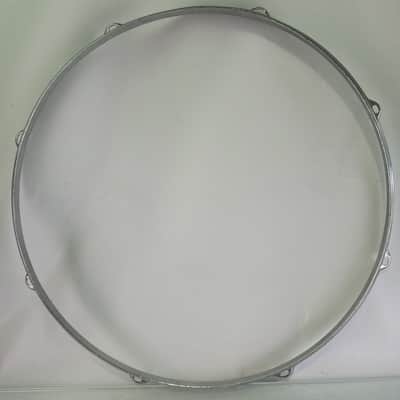 Slingerland 16" BRASS Stick-Saver Floor Tom Drum Batter Rim/Hoop COB 8Lug Chrome image 5