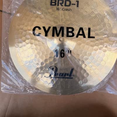 Pearl BRD1 3 Piece Cymbal Pack; Pearl Logo; 14" Hi-hats, 16" Crash, 20" Ride image 3