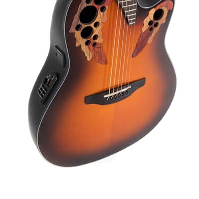 Ovation CE44-1 Celebrity Mid-Depth Solid Spruce Top Mahogany Neck 6-String Acoustic-Electric Guitar w/Gig Bag image 5
