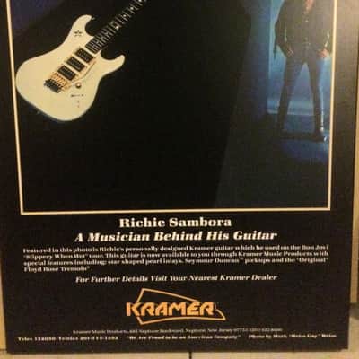 Kramer Richie Sambora Signature 1987 - 1989 - White image 13