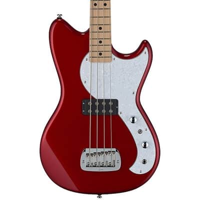 G&L Tribute Series FALLOUT Short Scale 30" Electric Bass  - Candy Apple Red image 2